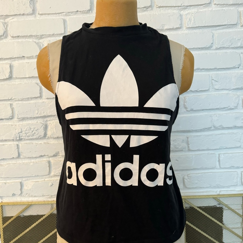 Adidas XS Black Sleeveless Tank
